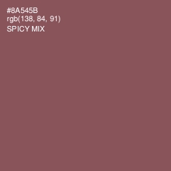 #8A545B - Spicy Mix Color Image